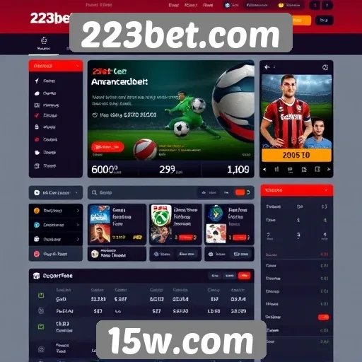 Interface do usuário no 223bet.com